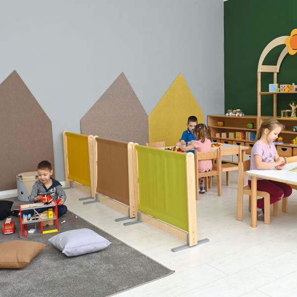 Cloison pour délimitation salle de classe